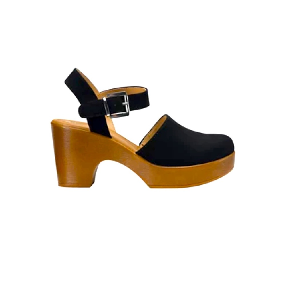 *** Only Size 8.5 *** Mules -Closed Toe Platforms